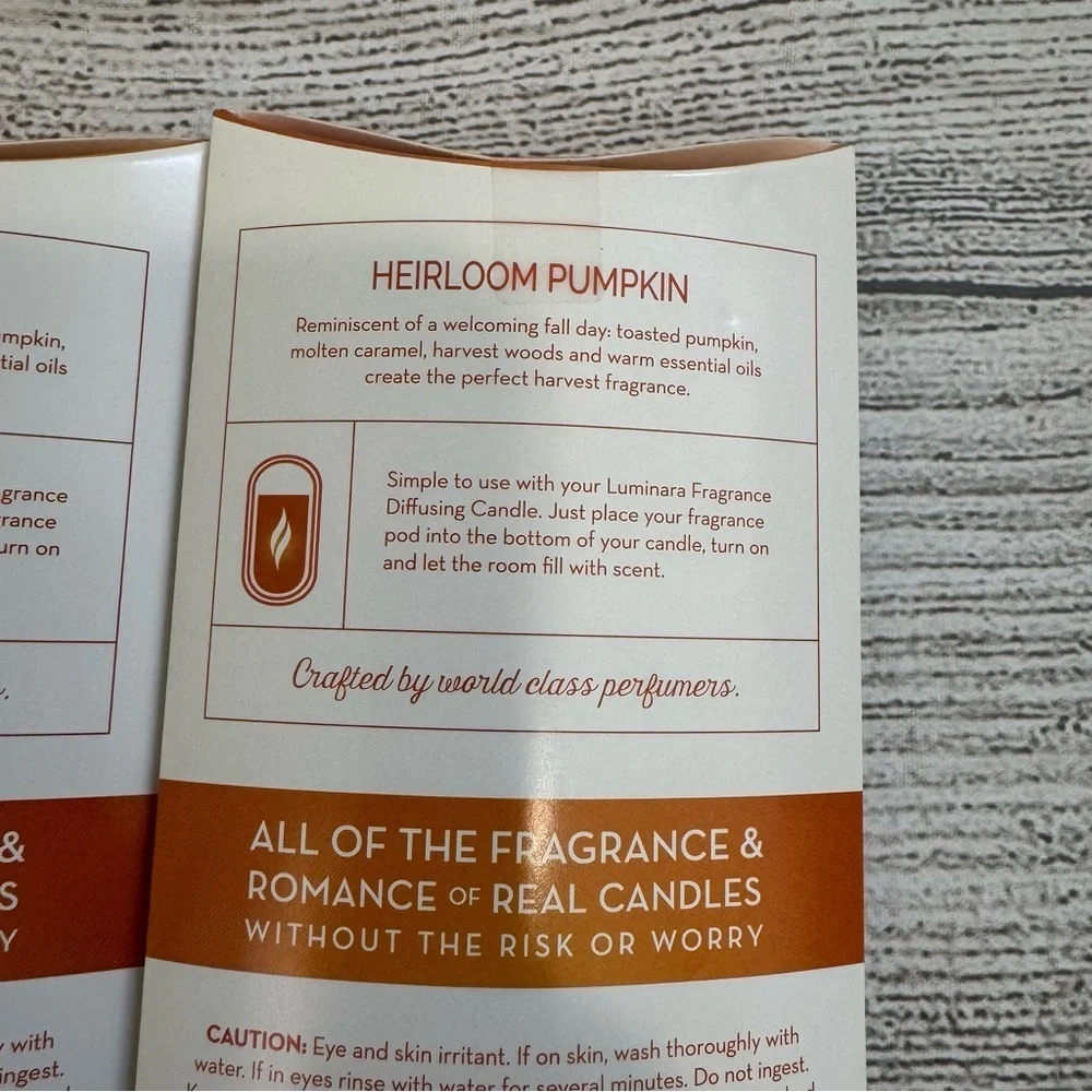 Luminara New 3 Pack Fragrance Pods in Heirloom Pumpkin